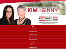 Tablet Screenshot of kimandginny.ca